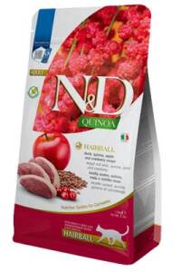 ND Quinoa Hairball Ördek Etli Kinoa ve Elmalı Yetişkin Kedi Maması 1,5 Kg - N&D
