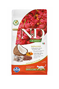 ND Quinoa Skin Coat Ringa Balığı Kinoa Tüy Sağlığı Kedi Maması 1,5 KG