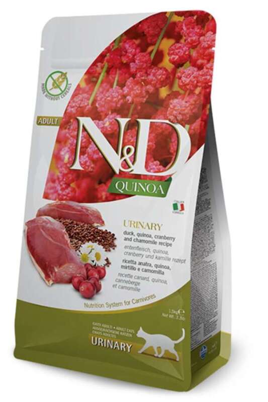 ND Quinoa Urinary Ördek Kinoa İdrar Yolları Sağlığı Kedi Maması 1,5 KG - 1