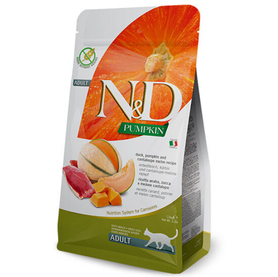 ND Tahılsız Ördekli ve Bal Kabaklı Kedi Maması 1,5 KG - 1