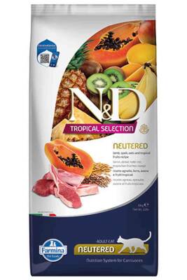 ND Tropical Selection Kuzu Etli Kısırlaştırılmış Kedi Maması 10kg - 1