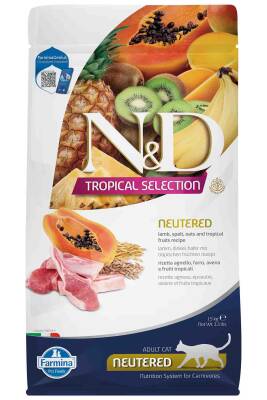 ND Tropical Selection Kuzu Etli Kısırlaştırılmış Kedi Maması 1,5kg - 1