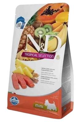 ND Tropical Selection Somonlu ve Tropikal Meyveli Mini Irk Yetişkin Köpek Maması 1,5kg - 1