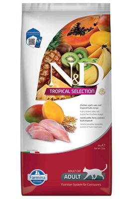 ND Tropical Selection Tavuklu Yetişkin Kedi Maması 10kg - 1