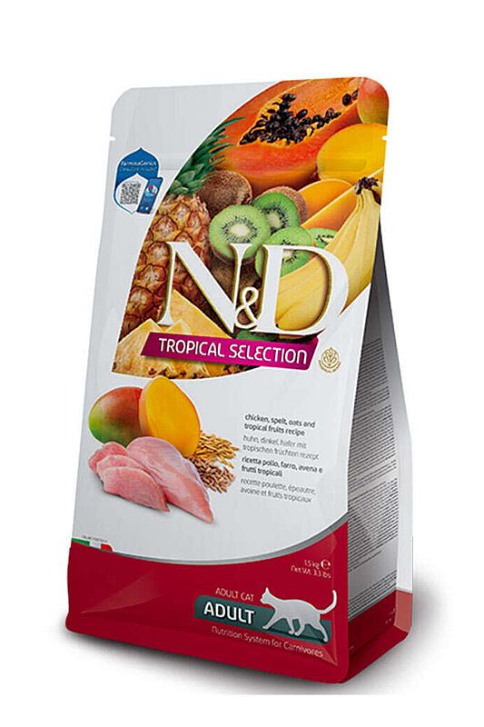 ND Tropical Selection Tavuk ve Meyveli Kedi Maması 5 Kg - 2