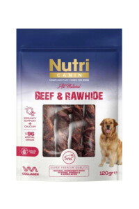 Nutri Canin Sığır Etli Sargılı Kemik Köpek Ödül Maması 120gr - NUTRI