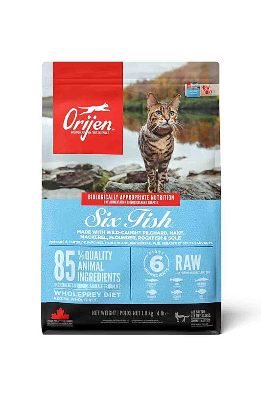 Orijen Six Fish 6 Balıklı Tahılsız Kedi Maması 1,8 Kg - 1