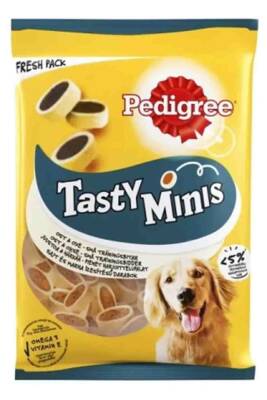 Pedigree Tasty Minis Etli ve Peynirli Köpek Ödül Maması 140gr - 1