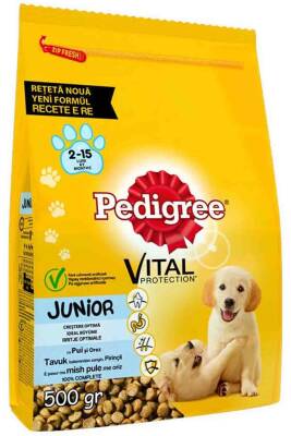 Pedigree Tavuklu Ve Pirinçli Yavru Köpek Maması 500gr - 1