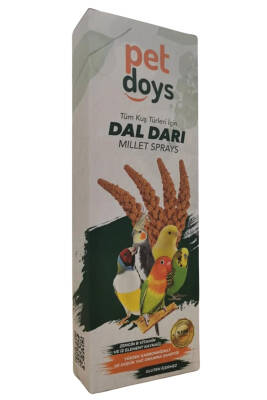 Petdoys Doğal Kızıl Dal Darı Kuş Yemi 100 Gram - 1