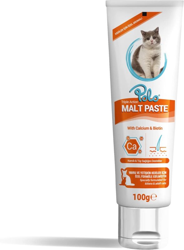 Polo Malt Paste Tüy Yumağı Kontrolü Kedi Macunu 100 Gr - 2