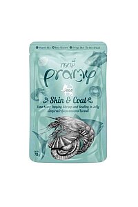 Pramy Jöle İçinde Karidesli Deniz Taraklı ve Ton Balıklı Yetişkin Kedi Maması 70gr