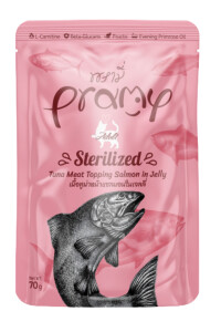 Pramy Jöle İçinde Somonlu ve Ton Balıklı Kısırlaştırılmış Kedi Konservesi 70gr - PRAMY