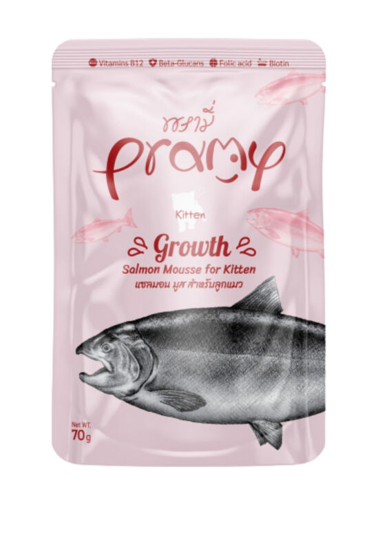Pramy Somonlu Mousse Yavru Kedi Konservesi 70gr - 1