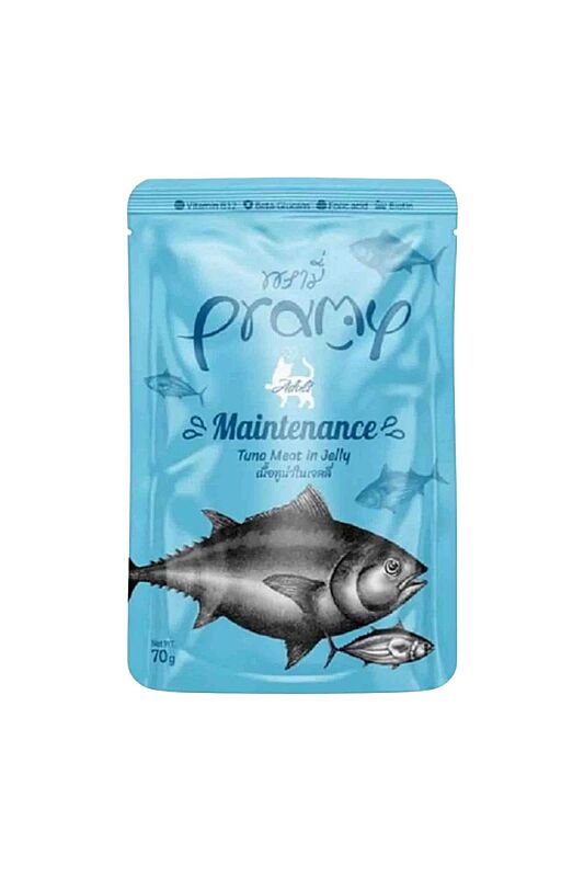 Pramy Sos İçinde Yengeç Çubuklu ve Ton Balıklı Yetişkin Kedi Konservesi 70gr - 1