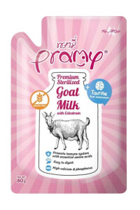 Pramy Yavru Kediler İçin Kolostrum ve Taurinli Sterilize Keçi Sütü 60gr - PRAMY