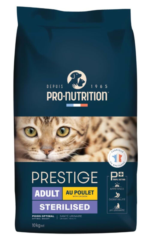 Pro Nutrition Prestige Tavuklu Kısırlaştırılmış Yetişkin Kedi Maması 10 Kg - 1
