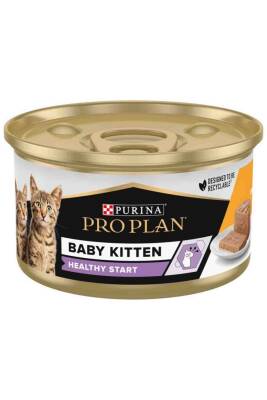 Pro Plan Baby Kitten Tavuklu Yeni Doğan Yavru Kedi Konservesi 85 Gram - 1