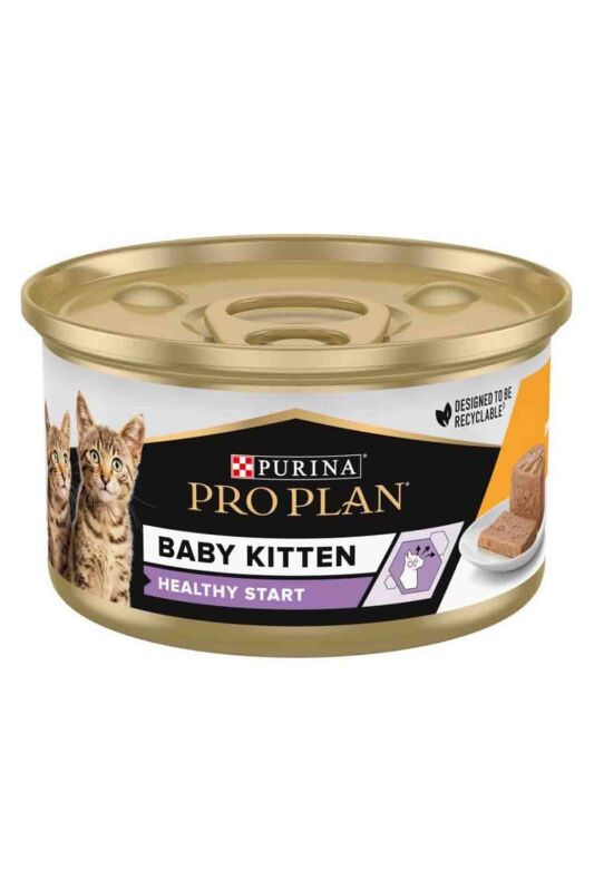 Pro Plan Baby Kitten Tavuklu Yeni Doğan Yavru Kedi Konservesi 85gr - 1