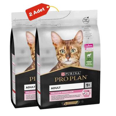 Pro Plan Delicate Kuzu Etli Yetişkin Kedi Maması 2li Paket (3kg+3kg) - 1