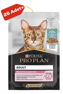 Pro Plan Delicate Okyanus Balıklı Yetişkin Kedi Konservesi 26x85gr 26lı - 1