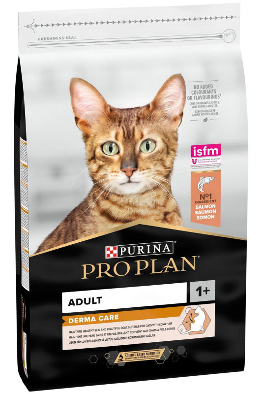 Pro Plan Derma Care Somonlu Yetişkin Kedi Maması 10 KG - 1