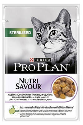 Pro Plan Hindi Etli Kısırlaştırılmış Kedi Konservesi 85gr - 1