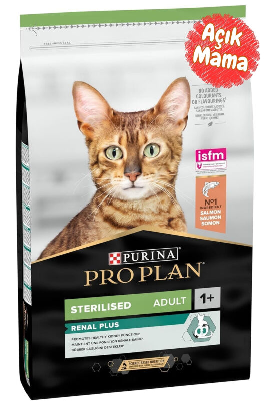 Pro Plan Kısırlaştırılmış Somonlu Kedi Maması 1 kg - Açık Mama - 1