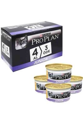 Pro Plan Kitten Tavuklu Yavru Kedi Konserve Maması 4 Al 3 Öde 85gr - 1