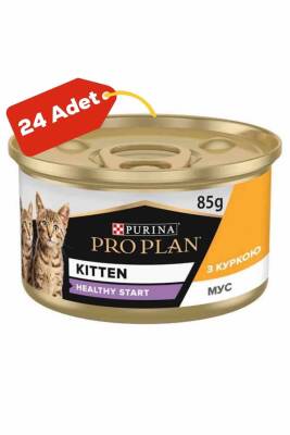 Pro Plan Kitten Tavuklu Yavru Kedi Konservesi 24x85gr 24lü - 1