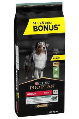 Pro Plan Kuzu Etli Orta Irk Yetişkin Köpek Maması 14kg +2,5kg HEDİYE! - 1