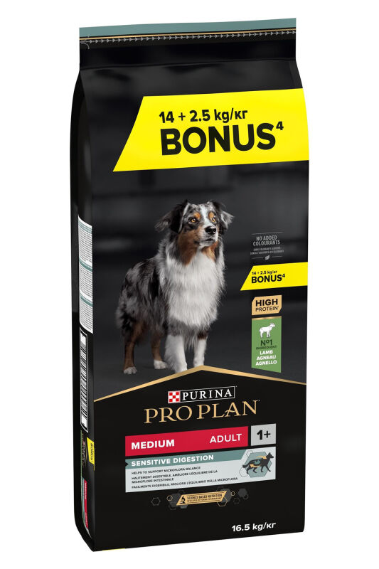Pro Plan Kuzu Etli Orta Irk Yetişkin Köpek Maması 14 kg +2,5kg HEDİYE! - 1