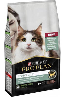 Pro Plan LiveClear Alerjen Azaltan Somonlu Kısırlaştırılmış Kedi Maması 1,4kg - 1