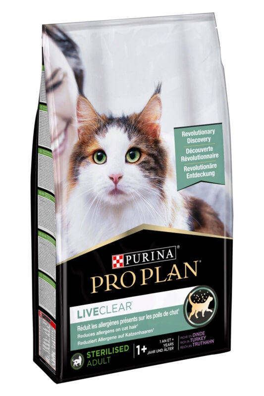 Pro Plan LiveClear Hindili Alerjen Azaltan Kısırlaştırılmış Kedi Maması 7kg - 1