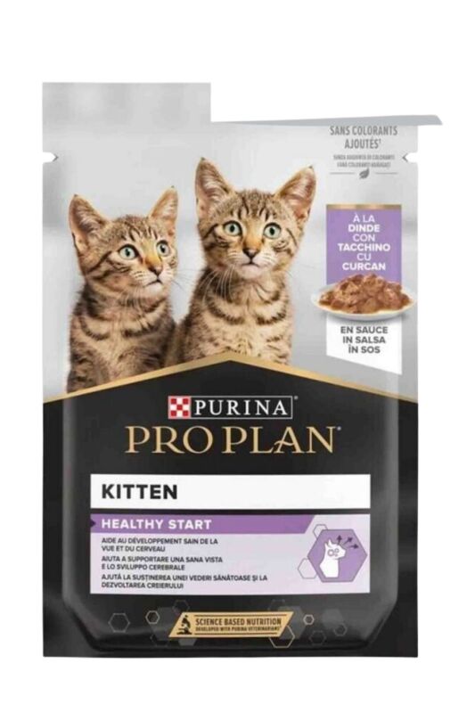 Pro Plan Pouch Sos İçinde Hindili Yavru Kedi Konservesi 26x85gr 26lı - 1