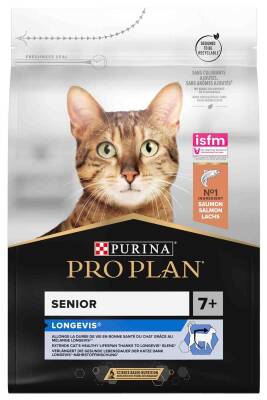 Pro Plan Senior Somonlu Yaşlı Kedi Maması 3kg - 1