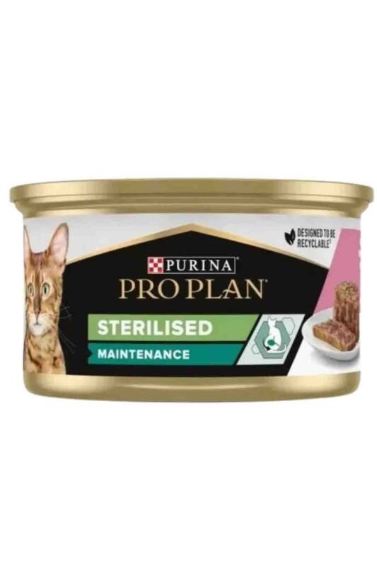 Pro Plan Somonlu Kısırlaştırılmış Kedi Konservesi 85 Gr - 1