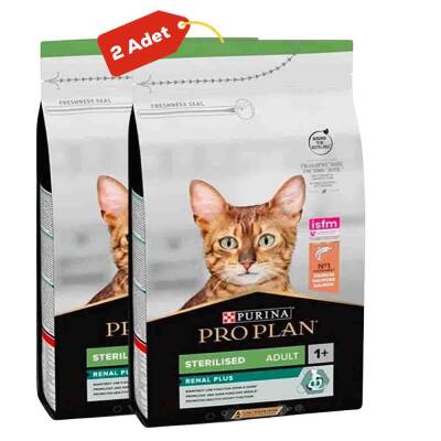 Pro Plan Somonlu Kısırlaştırılmış Kedi Maması 2li Paket (3kg+3kg) - 1