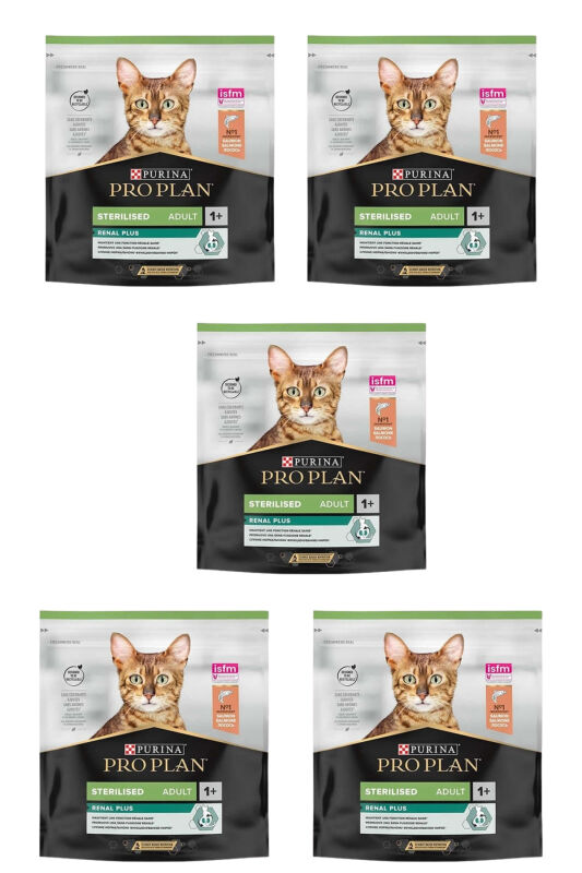 Pro Plan Somonlu Kısırlaştırılmış Kedi Maması 400 Gr - 5 Paket - 1