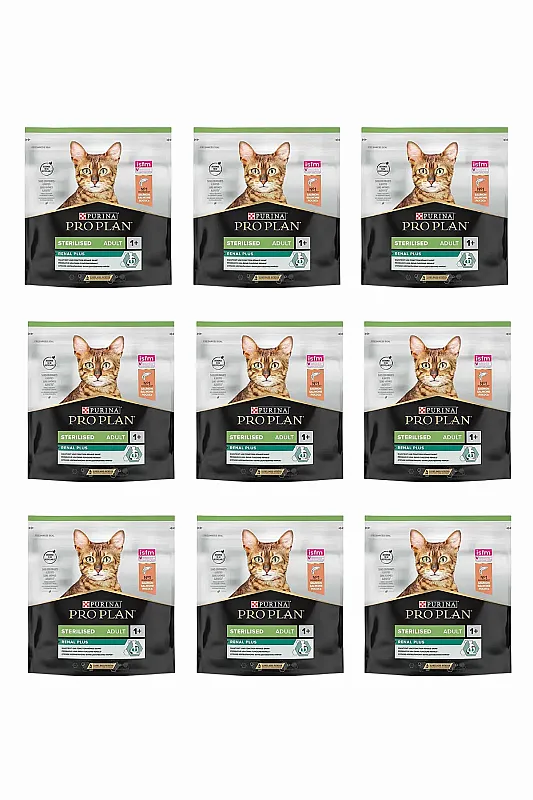 Pro Plan Somonlu Kısırlaştırılmış Kedi Maması 400 Gr - 8 Paket - 1