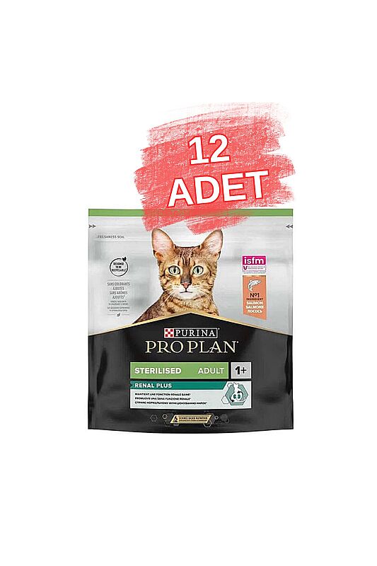 Pro Plan Somonlu Kısırlaştırılmış Kedi Maması 400 Gr - 12 Paket - 2