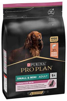 Pro Plan Somonlu Küçük Irk Hassas Derili Yetişkin Köpek Maması 3kg - 1