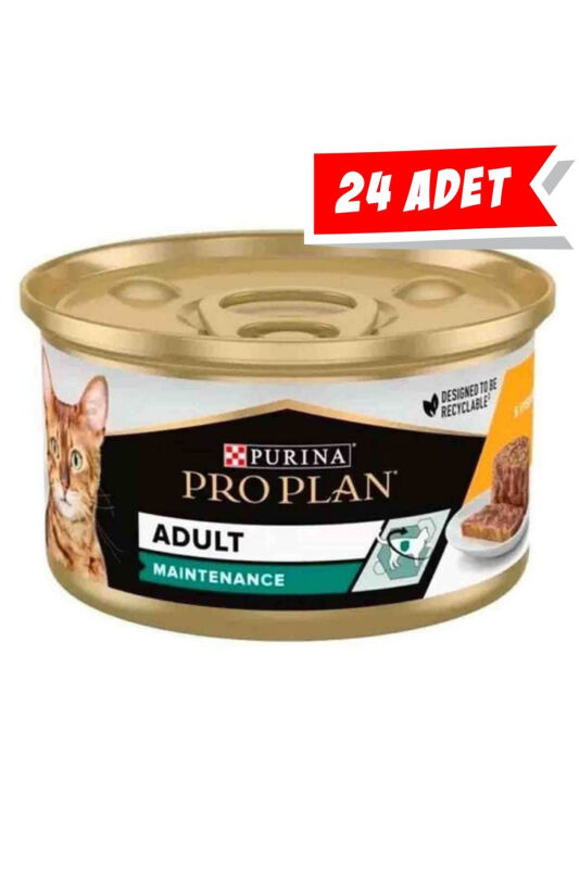 Pro Plan Tavuklu Yetişkin Kedi Konservesi 24x85gr 24lü - 1