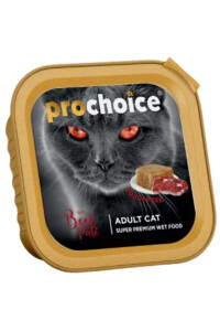 Prochoice Sığır Etli Ezme Yetişkin Kedi Konservesi 100gr - PRO CHOICE