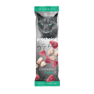 Prochoice Softy Bites Tavuk ve Ton Balıklı Yumuşak Kedi Ödül Maması 10gr