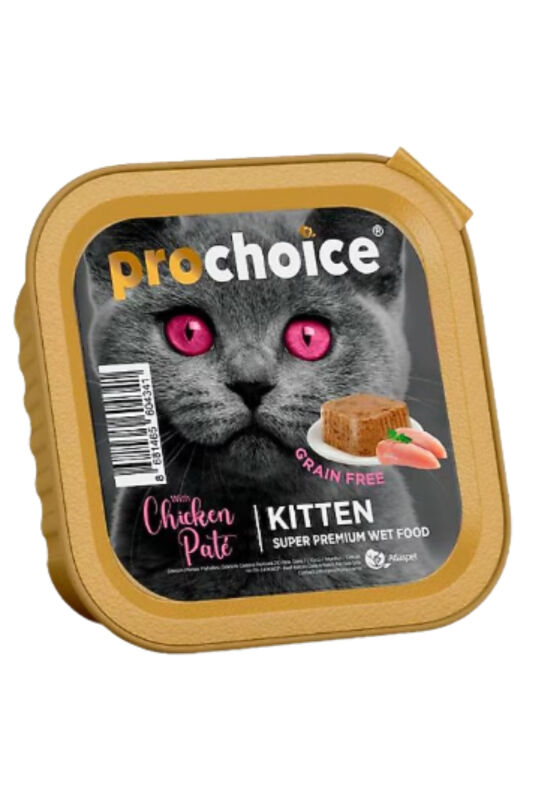 ProChoice Tavuklu Tahılsız Ezme Yavru Kedi Konservesi 100gr - 1