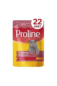 Proline Pouch Somonlu Yaş Kedi Maması 22 x 85 Gr - 2