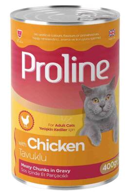 Proline Tavuklu Yetişkin Kedi Konservesi 400gr - 1