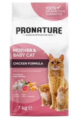 Pronature Mother&Baby Cat Tavuklu ve Pirinçli Kedi Maması 7kg - 1