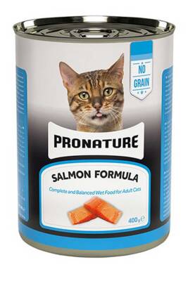 Pronature Tahılsız Somonlu Ezme Yetişkin Kedi Konservesi 400gr - 1